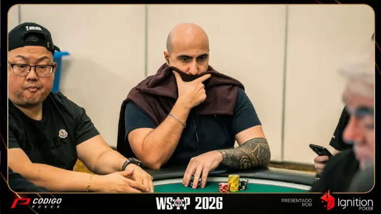 Yannik Caposetti Main Event Day 2Abc Wsop Las Vegas