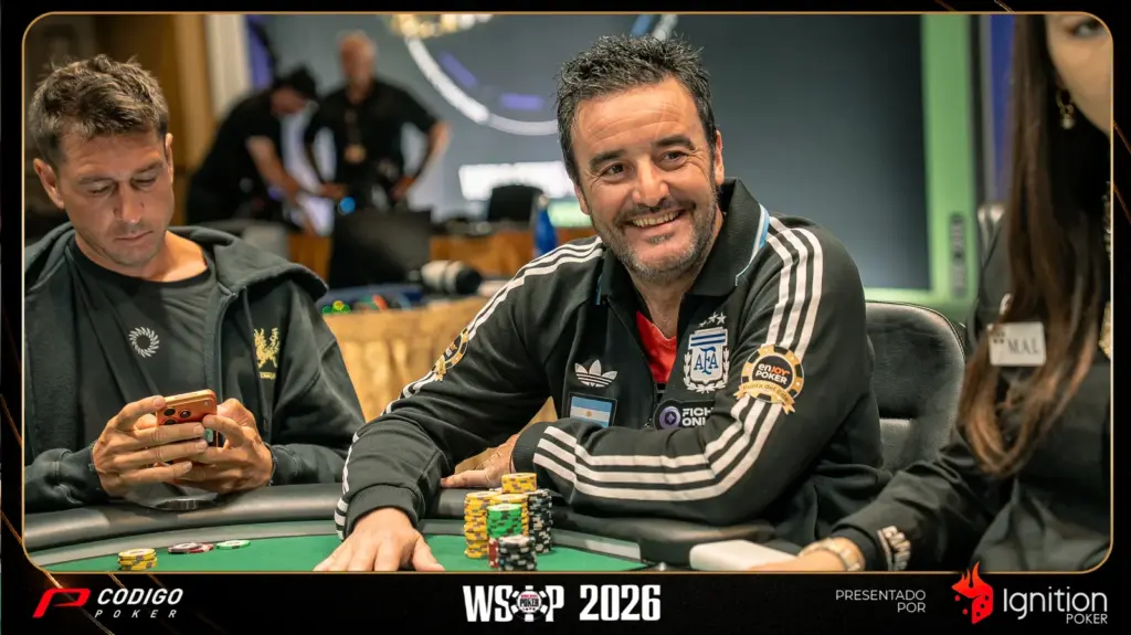 WSOP: Gaspar Fernández lidera a los latinos en el Día 2 del The Closer