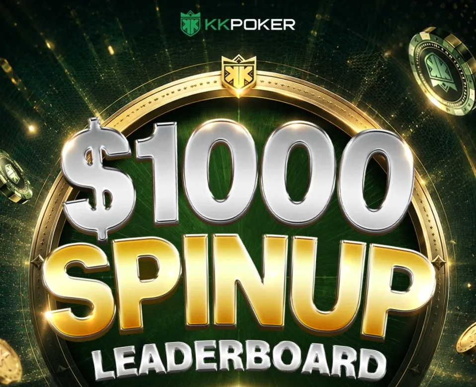 Играй 10 Spin Up и получи гарантированный приз на KKPoker