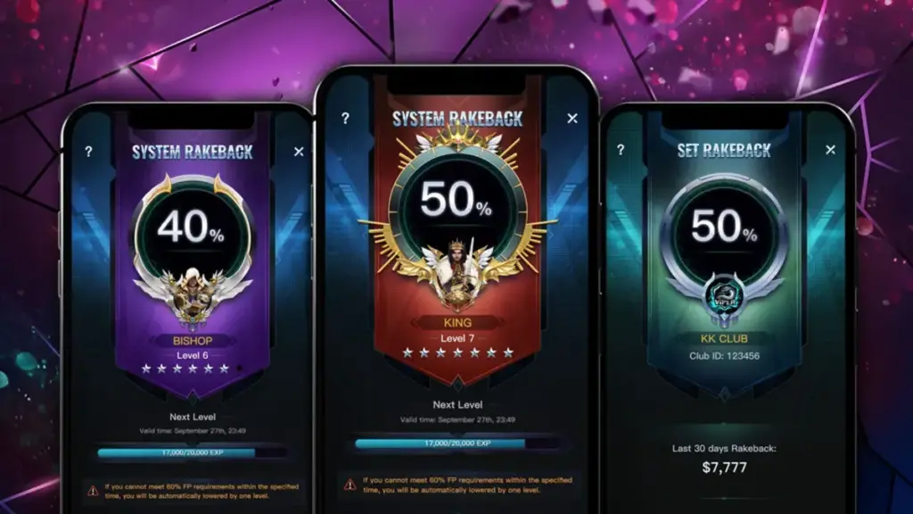 De explorador a Rey: el rakeback instantáneo para todos en KKPoker