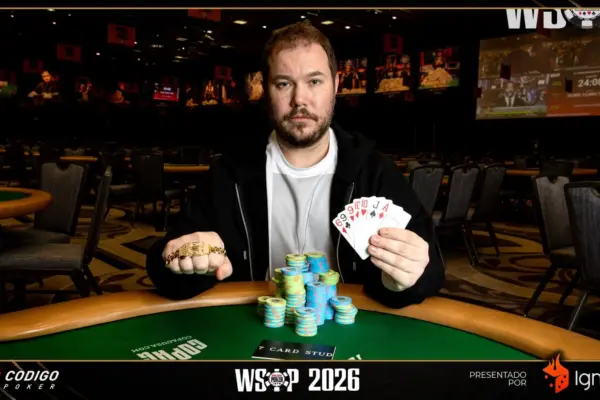 Александр Кострицын выиграл свой первый браслет WSOP в турнире High Roller H.O.R.S.E. - CodigoPoker