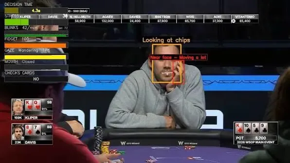 ESPN usó IA para analizar los tells de los jugadores durante la WSOP