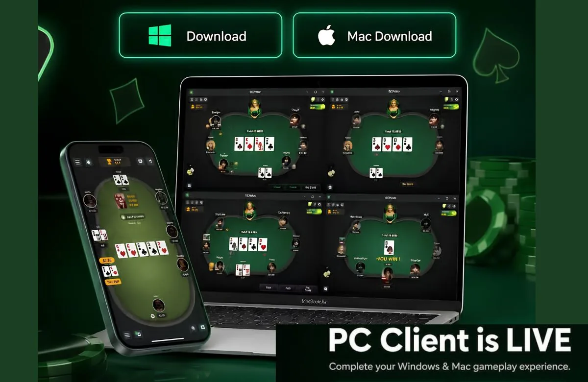 BCPoker запускает свою версию для ПК на Windows и Mac