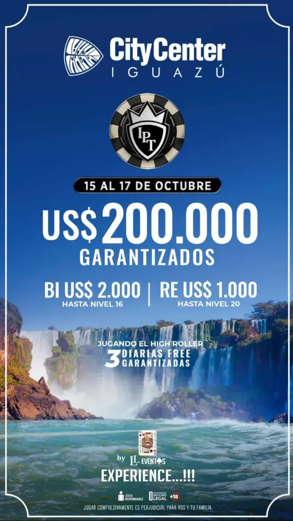 Iguazu Poker Tour Октябрь 2026