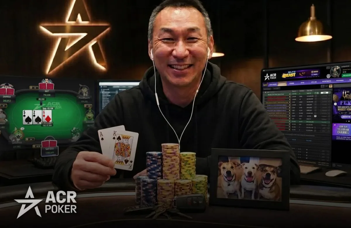 En ACR Poker: Игрок онлайн превратил 0.80 в $42,700