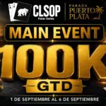Главное событие с гарантией US$100K GTD станет центральным событием CLSOP Puerto Plata 2026 - CodigoPoker
