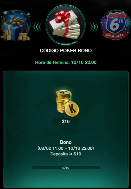 Bono Codigopoker Kkpoker