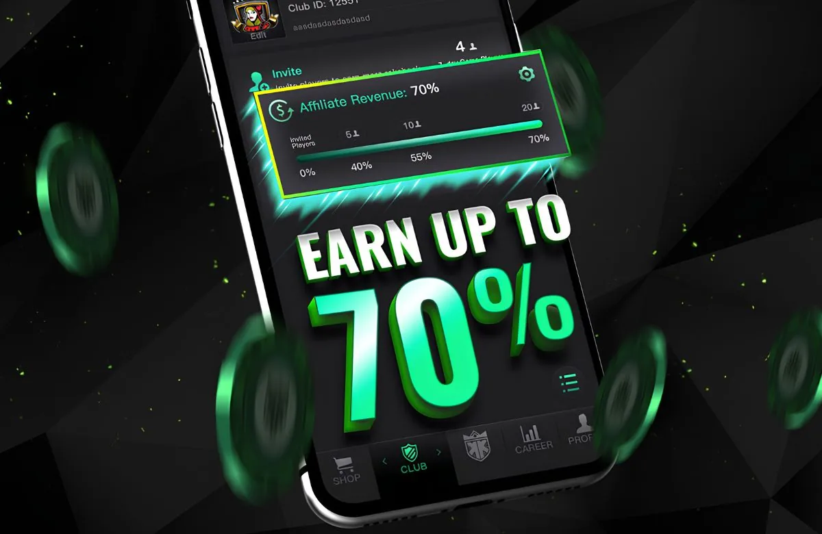 Клуб в KKPoker: Сколько можно заработать с 70% рейкбэка?