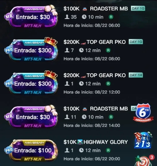 Kkpoker Torneos Sabado