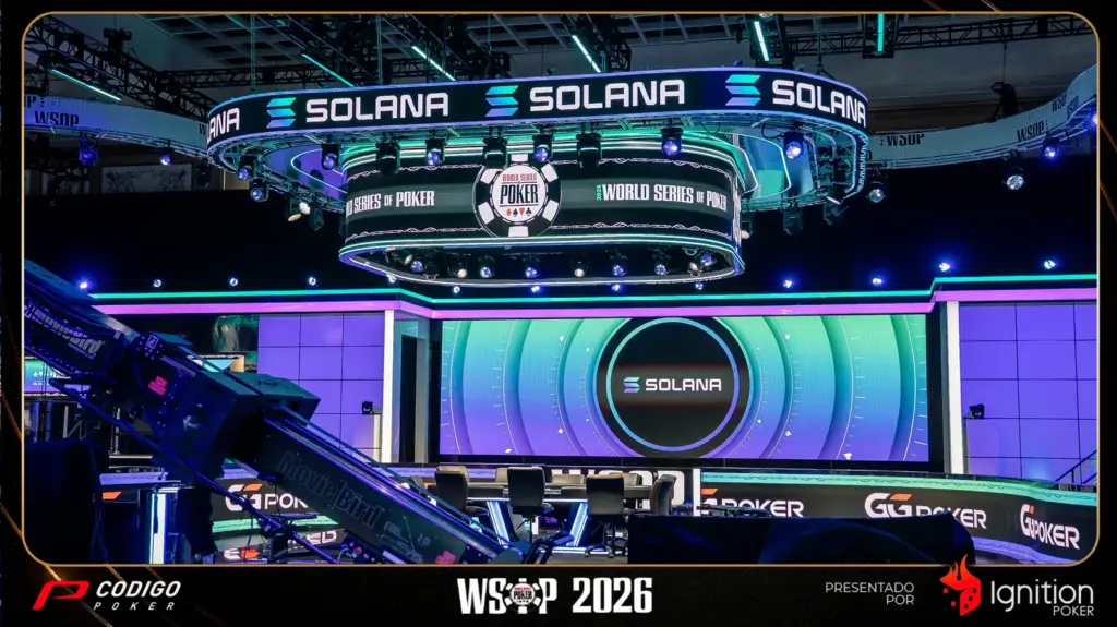 Solana movió US$23 millones en la WSOP: ¿el poker ya abrazó definitivamente a las criptomonedas?