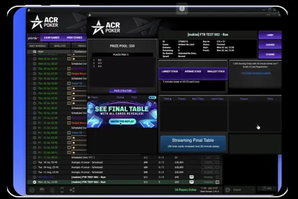 ACR Poker теперь позволяет смотреть повторы финальных столов