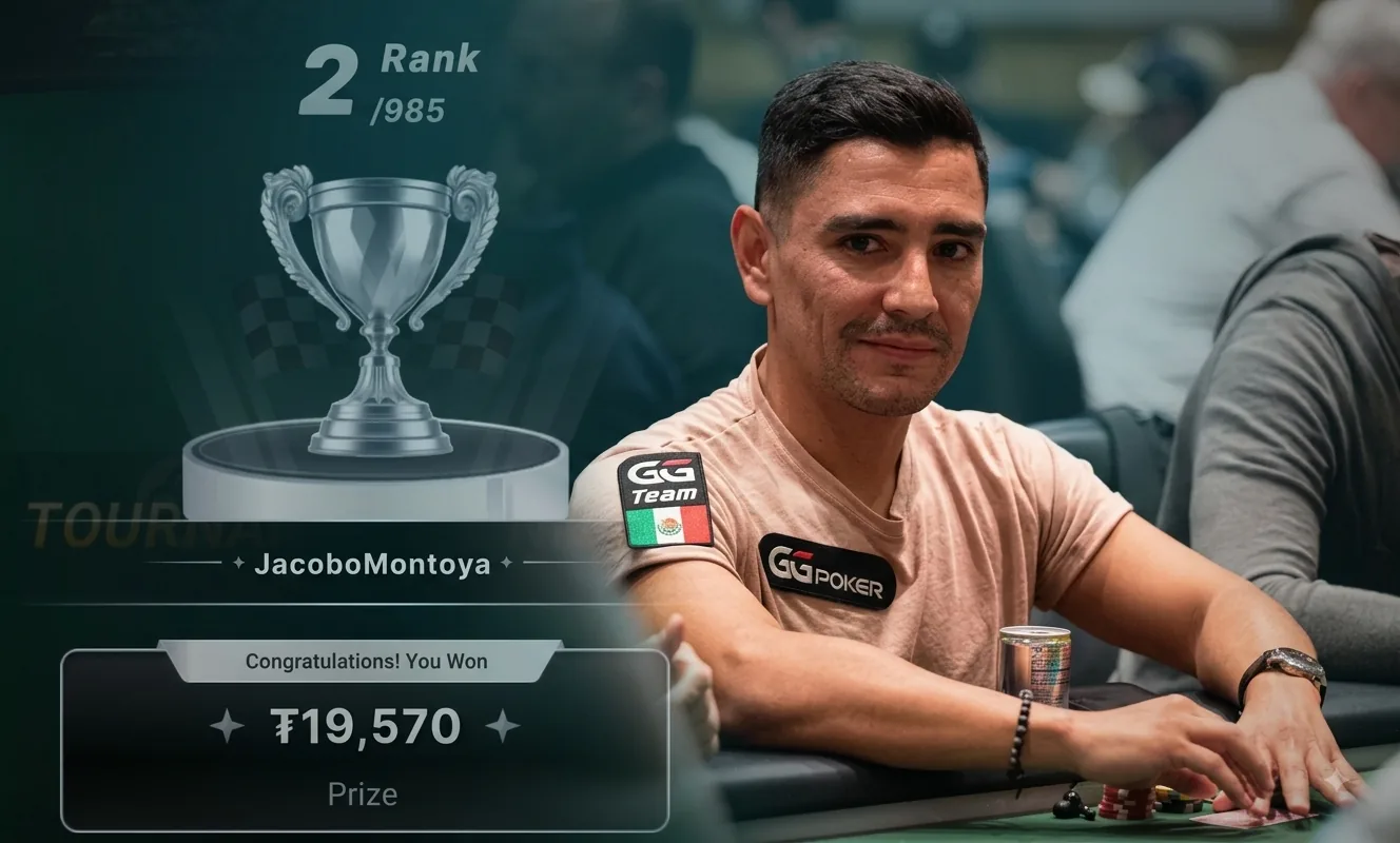 Jacobo Montoya занял второе место в онлайн-турнире с призом в 20 000 долларов - CodigoPoker