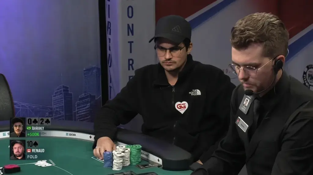 Felipe Baraky está entre los finalistas del WSOP Super Circuit de Canadá