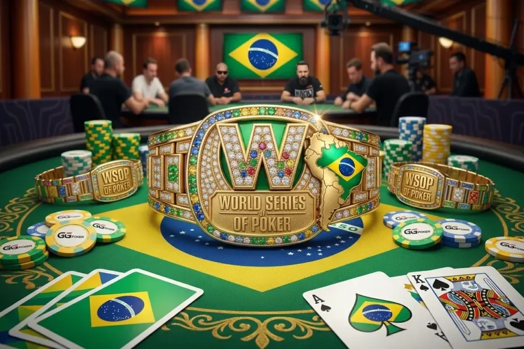 Brasil volvió a dar el presente en la mesa final del Evento #14 de la WSOP Online