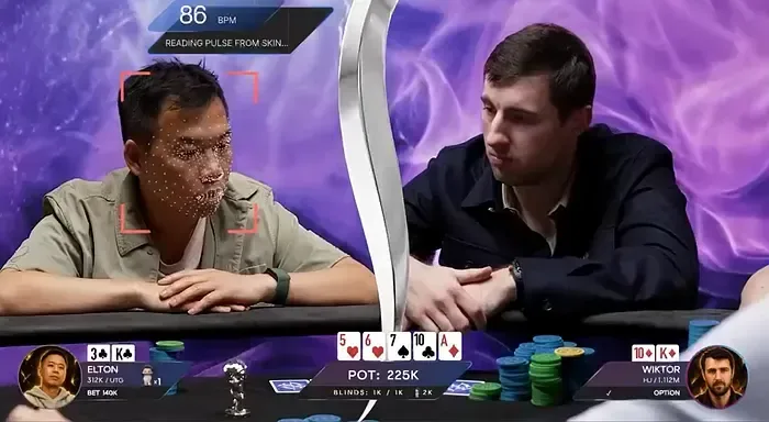 Un nuevo show quiere revolucionar el poker televisado con IA que mide el pulso