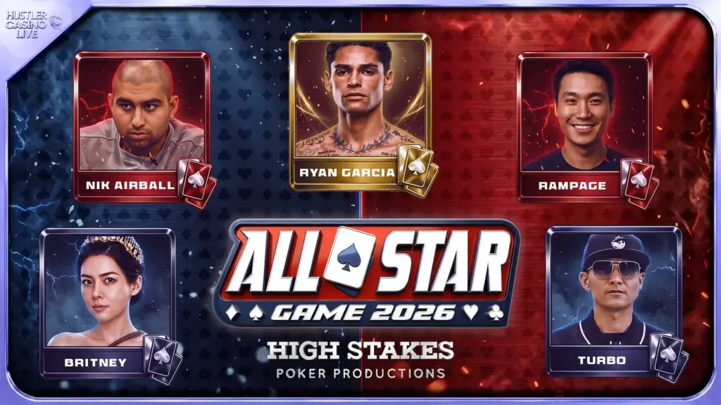 Las mejores manos del All Star Game de Hustler Casino Live